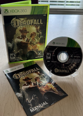 Nordic Games Deadfall Adventures Xbox 360 w/ Manual TESTED