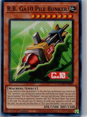 R.B. Ga10 Pile Bunker DOOD-EN092 Doom of Dimensions 1st Edition
