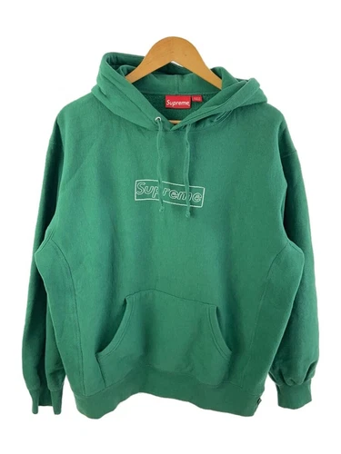Sweat à capuche Supreme vert M occasion