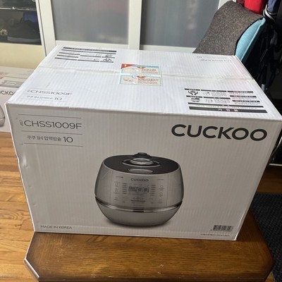 Cuckoo CRP-CHSS1009FN Induction Heating Pressure Rice Cooker, 10 Cup Smart IH