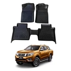 FOR NISSAN NAVARA NP300 AUTOMATIC 2015-2022 HEAVY DUTY 3D TAILORED FLOOR MATS UK