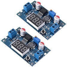 DC-DC Buck Converter Adjustable Voltage Regulator 4-40V 1.25-37V LED Pack of 2
