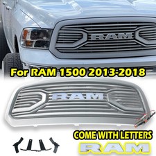 Front Grill For 2013-2018 2016 Dodge Ram 1500 Big Horn White Grille All Wletter Front Grill For 2013-2018 2016 Dodge Ram 1500 Big Horn White Grille All Wletter