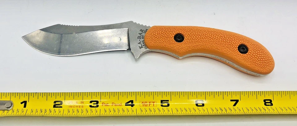 KABAR Adventurer 5602 Raro Descontinuado Hoja Fija Caza Peces Desollador Cuchillo Foto 2 de 4