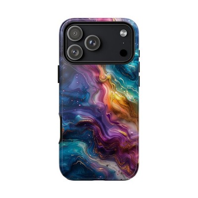 Phone Ink - Lifetime Warranty Custom Case - Purple Iridescent Liquid