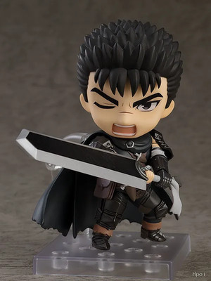Berserk Q Version Guts Action Figure #2134 Black Swordsman Sword Wind Legend