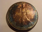 2000 Silver Eagle 1 oz  .999 Silver Dollar - Amazing toning!!