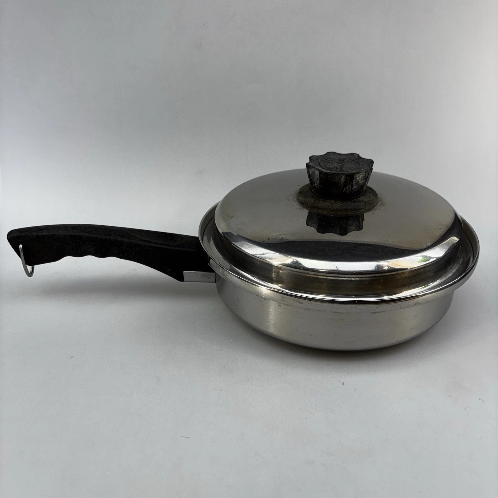 Lustre Craft Cookware 8.5” Sauce Pot Pan W/ Lid 5 Ply Stainless Steel Kitchen