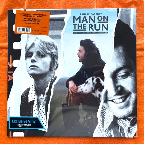 PAUL McCARTNEY 2026 Man on the Run TANGERINE ORANGE COLORED Vinyl LP - BRAND NEW