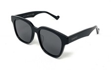 GUCCI Men's Sunglasses GG1430SK 001 Shiny Black Square 57mm