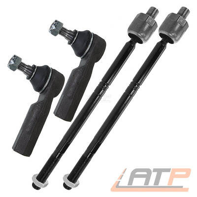 2x SPURSTANGE + SPURSTANGENKÖPFE VORNE FÜR SEAT ALTEA 5P+XL LEON 1P BJ 05-