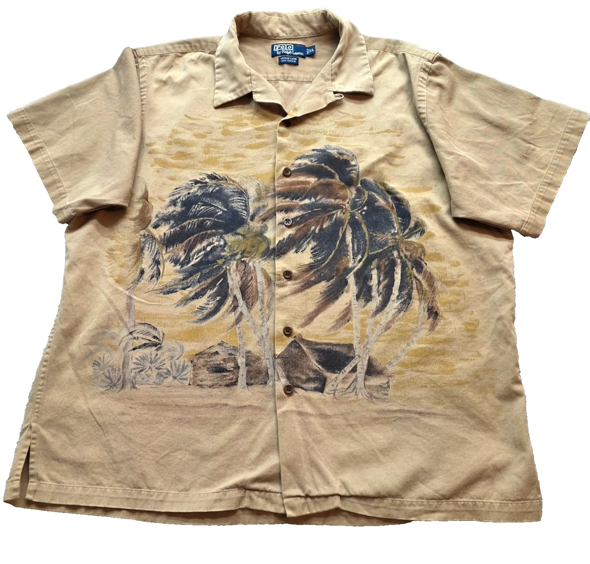 Polo Ralph Lauren Short Sleeve Hawaiian Casual Button-Down Shirts