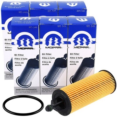 Oil Filter Fit Chrysler Pacifica 2017-22 RAM Jeep Dodge 3.2L 3.6L V6 MO-349 6PCS