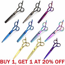 Pro Hair Cutting Thinning Scissors Set Shears Barber Salon Hairdressing Sharp .