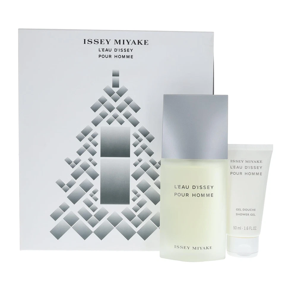 Issey Miyake L'eau D'issey Homme 75ml Eau de Toilette, 50ml Shower Gel Gift Set