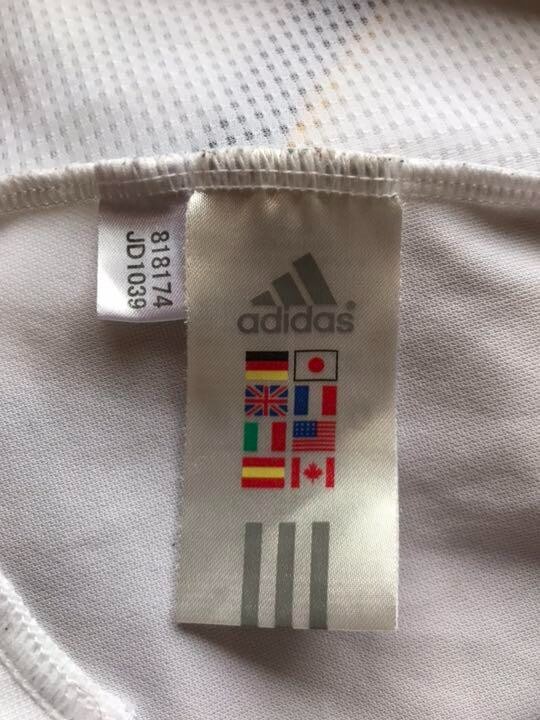 L63 nkmt　古着05年製adidasアフリカW杯　白Tシャツ. VANCOUVER WHITECAPS 2014 AWAY FOOTBALL SHIRT SOCCER JERSEY