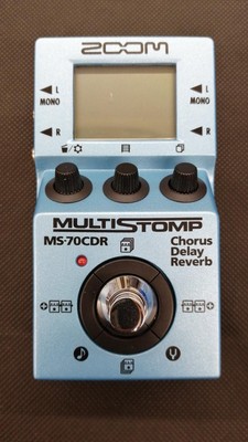 Zoom Multistomp Chorus Verzögerung Hall Pedal MS-70CDR From Japan