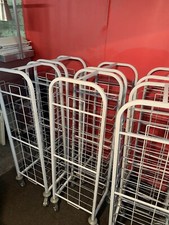2x CRAVEN Single Column 12 Level Tray Clearing Trolley TCT1/12