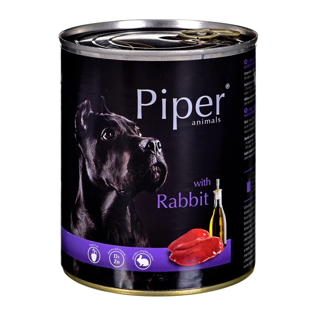Rabbit wet hotsell dog food