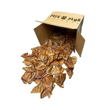 Long,Lasting Fun for Dogs, Jumbo Pig Ears , All Natural & Delicious