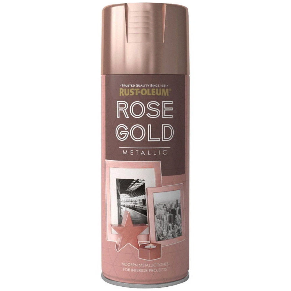 Rustoleum rose gold spray sale