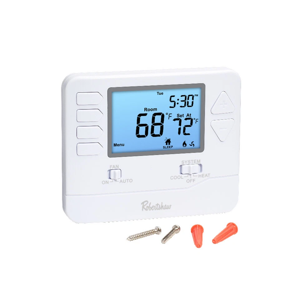 Robertshaw Programmable Single Stage 1H/1C 7 Day Wall Thermostat RS9110 - Image 2 of 4