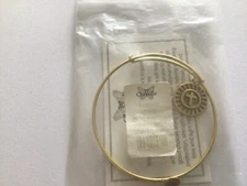 Chrysalis Talisman Cross Expandable Bangle Gold Plated