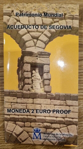Coincard / 2 Euro Gedenkmünze Spanien 2016 PP / im Blister / Segovia / Proof