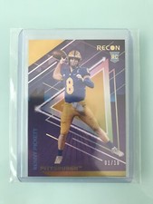 #01/10 Kenny Pickett 2022 GOLD Chronicles Recon Draft Picks 8 Rookie RC Steelers