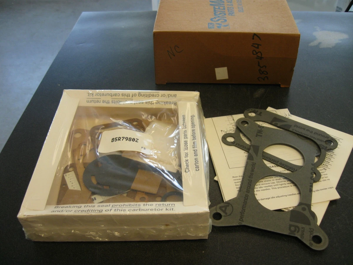 OMC CARBURETOR REPAIR KIT PART NUMBER 3854347 BEJ58 | eBay