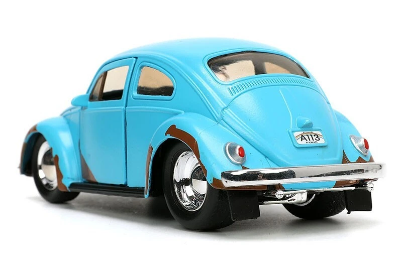 LILO & STITCH 1959 BLUE PUNCH BUGGY WITH STITCH FIGURE 1:32 DIE-CAST JADA 2024 - Image 4 of 4