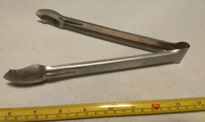 Vintage 1956 Farmers Co-op Elevator Co Kanawha Iowa Advertising Metal Tongs