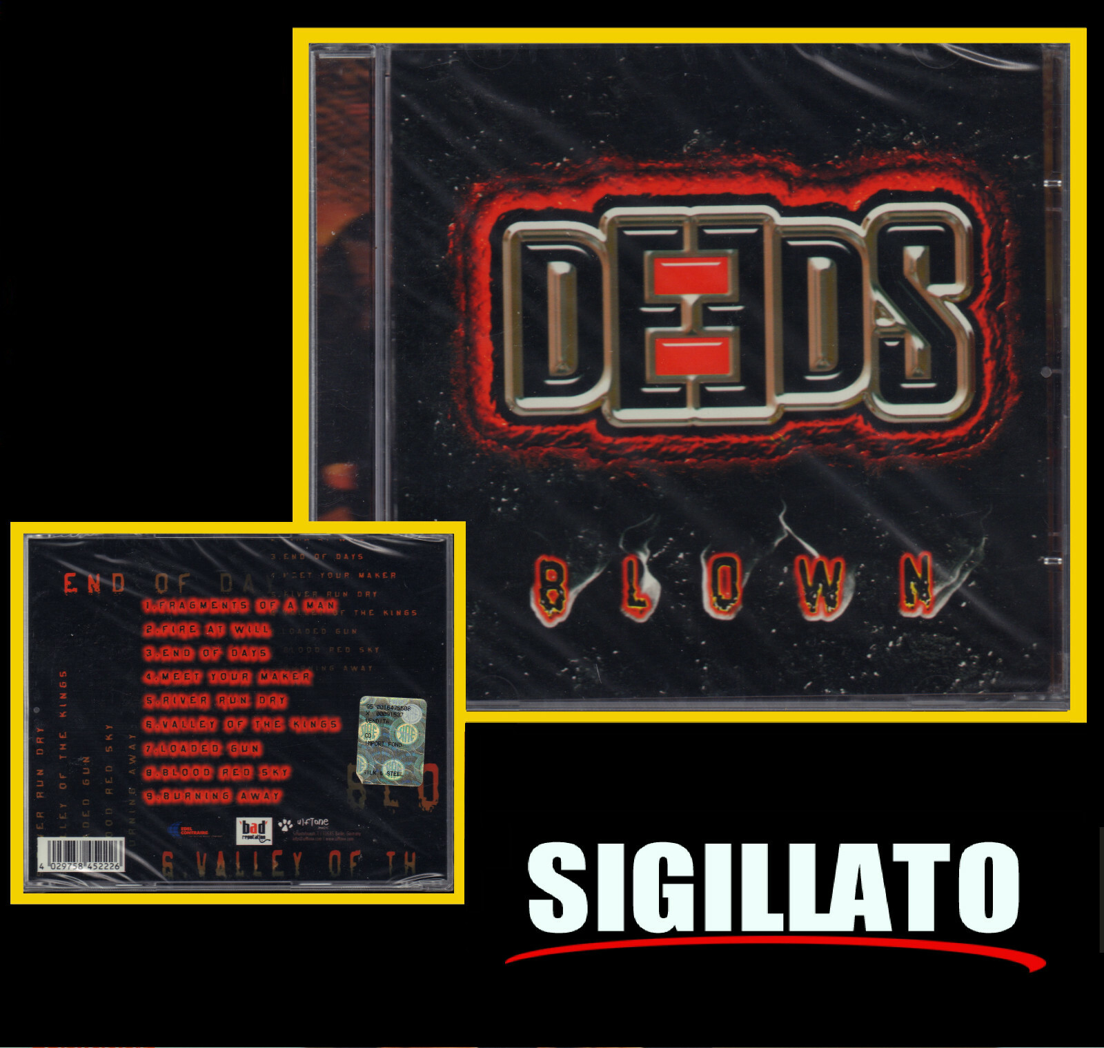DEEDS " BLOWN " CD SIGILLATO PRIMA EDIZIONE