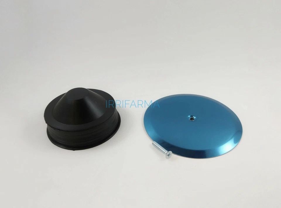 Tappo per scarico WC ad ESPANSIONE Inox diametro 100 sifone a pavimento pozzetto - Immagine 3 di 4