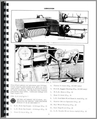 Allis Chalmers Baler Operators Manual (302 Baler | 303 Baler)  	 AC-O-302+ BLR
