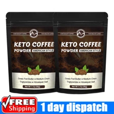 2X Instant Keto Coffee Powder Low-carb Coffee Weight Loss Appetite Suppressant