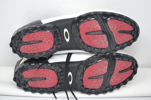 Oakley Cipher Nanospike Golf Shoes Men's - Black / White - Size 8 - Picture 9 of 11