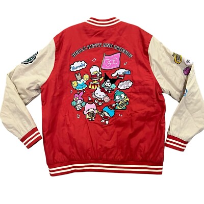 Sanrio Hello Kitty & Friends Sports League Varsity Jacket Size 2X