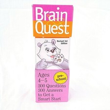 Brain Quest Game Ages 4 To 5 Deck One And Two Question Challenge