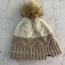 Arctic Barrier Women s Brown Pom Beanie Fleece Lined