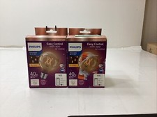 Philips Dimmable Wifi LED Amber 40W 350 Lumens Smart Bulbs Wiz Lot Of 2 New