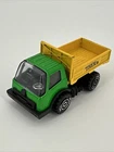 Vintage Tonka Mites 5” Green And Yellow Dump Truck Made in Japan