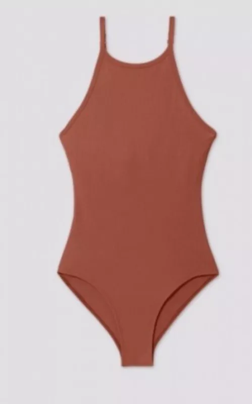 girlfriend-collective solid russet burnt orange copper open back tank-top