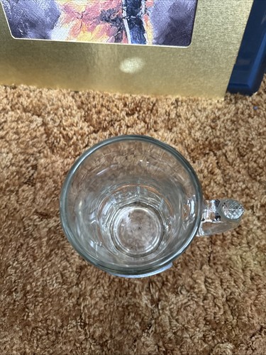 Pittsburgh STEELERS ☆Medallion☆ HUGE 32 oz King Size Heavy Glass Beer Stein Mug - Picture 3 of 7