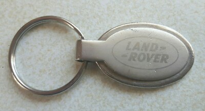 LAND ROVER & RANGE ROVER DEALERSHIP METAL KEY RING & FOB USED