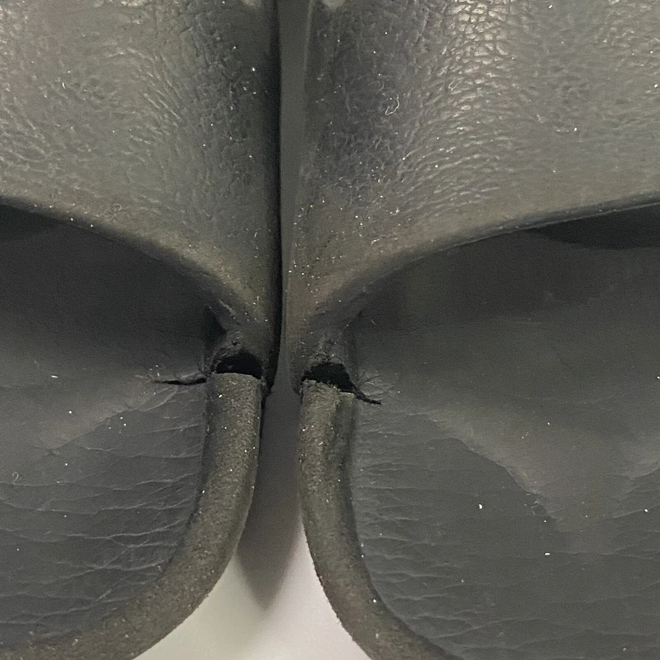 Birkenstock Milano Eva Kids Black Rubber Slingback Sandals Size 28 US 10 - flaw - Image 4 of 4