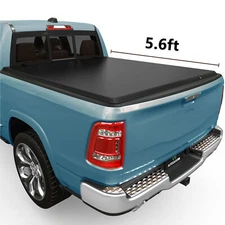 5.7 ft Soft Bed Roll-Up Tonneau Cover For 2019-2026 Ram 1500 New Body Truck