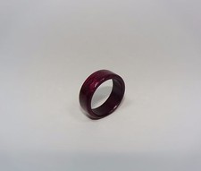 Wine Dyed Birch Wood Ring Bentwood Ring Handmade To Order Men's or Women's