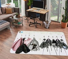 3D Beautiful Dress O1287 Game Rug Mat Elegant Photo Carpet Mat Eve 2023