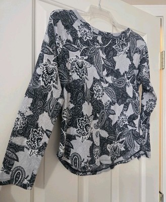 St. John's Bay Petite Medium Active Long Sleeve Shirt Light Material 